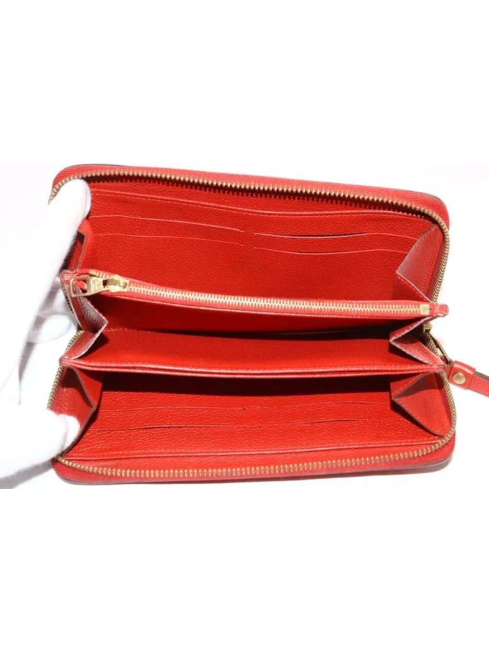 Louis Vuitton Monogram Empreinte Zippy Wallet Zip Around